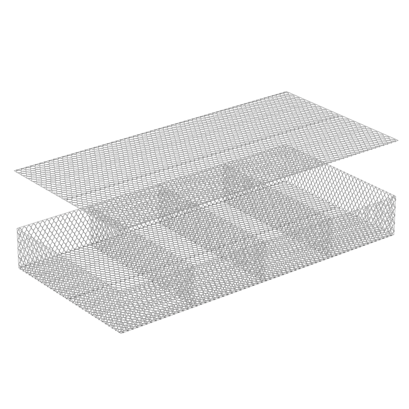 Габион матрац  ГСИ-К 4х2х0,5 оцинкованный, Ø проволоки 2,7мм, размер ячейки 6х8 см фото
