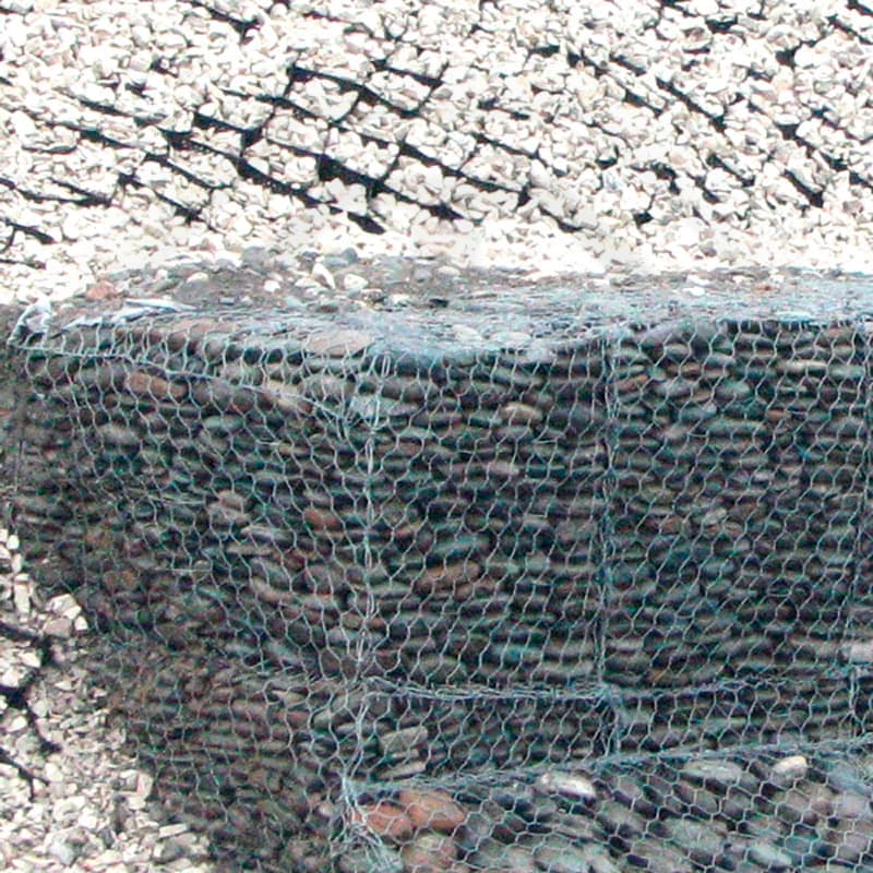 Габион коробчатый 3*1*0,5 цинк/ПВХ ( Ø проволоки 2,7/3,7мм, размер ячейки 8*10 см) фото